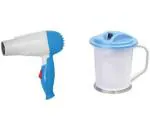 Welcome India Bazaar wib Hair Dryer With Facial Sauna Steamer Vaporizer (2 Items in the set)