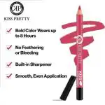 KISS PRETTY Kiss Matte Lip Liner (Bright Maroon)