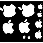 Shivoid Apple Iphones Stickers for Android Phones and Iphones (10 Pcs).
