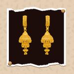 Traditional Gold Platted New Bali Jumkhi Earrings Collection ERG2055