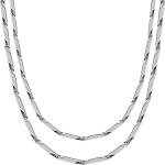 ARS TRADING COMPANY Stylish Rice Shape Link Style Stainless Steel Neck Chain For Boys & Girls Stylish Chain Anniversary Love Gift Unisex Chains