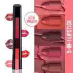 HUDA GIRL BEAUTY Fabulous 5in1 Lipstick, Matte Finish Lipsticks for Women, Red Edition