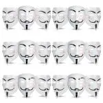 ZYOZIQUE Vendetta Face Masks | Hacker Face Masks For Boys | Mask for Kids & Adults (PACK OF 18)