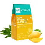 HealthKart HK Vitals Hair Strength Biotin Gummies | No Added Sugar | Natural Biotin with Zinc, Vitamin C, A, & E | Helps Reduce Hairfall | 100% Vegetarian & Gluten Free | Mango, 60 Biotin Gummies