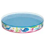 KIWI Kool Rectangular Family Pool, Kiddie Pool, Swimming Pool ,kids Swimming Pool( Blue)