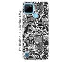 BeauCase Multicolor Silicon Grip Case Mobile Back Cover for Realme C21Y, Realme C25Y