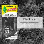 Little Trees Black Ice Vent Wrap (4 pcs)