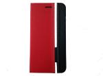 Armor Red, Blue Canvas, Leather Flip Cover Case For Micromax Canvas 4 A210