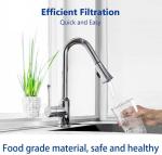 FRESHQO 20-Inch Slim Pre-Filter Housing for 2.5'' x 20'' Pre-Filtration System for Well and City Water, Whole House Water Filtration System - 1/2''NPT Plastic Port (Pack of 1)