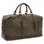 Fur Jaden Military Green Canvas 40L Travel Duffle Bag