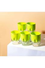 Kyari Green Plastic Self Watering Pot 10 x 10 x 12cm (Pack of 5)