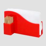 KITCHFREND Tissue Holder for Dining Table Plastic Tissue Holder Napkin Holder with Tooth Pick Holder