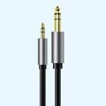 fdealz (3 Meter / 300 CM) 6.35mm Stereo Male to 3.5mm Stereo Aux Cable - PVC Audio Adapters for Guitar CD DVD Player Speaker 3.5mm to 6.5mm Jack Male Audio Cable