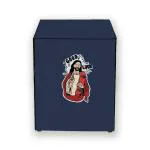 HIZING Waterproof washing machine cover Made for IFB 6.5 Kg Front Load (SENORITA VXS 6510) Solid Blue good luck print