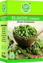 SP SPICES GREEN CARDAMOM POWDER / HARI ELAICHI POWDER 50 Gms
