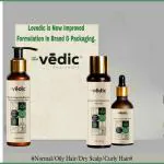 Lovedic Vedix Ayurvedic Hair Fall Control Product Kit - Anti Hair Fall Oil Onion + Indian Licorice- Anti-Hairfall Shampoo For Dry Hair - Vithan Pro Hair Growth Serum