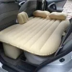 MOSTSHOP Multifunctional Inflatable Car Travel Bed Mattress Universal Car Back Seat Travel Air Inflation with Two Air Pillows