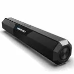 Blaupunkt SBA20 Bluetooth Wireless Soundbar for TV Speakers, Mobile, PC, Projectors, Tablets and Laptops(Black)