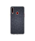 Casotec Grey Swirl Print DesignPrinted Silicon Soft TPU Back Case Cover for Samsung Galaxy A20s