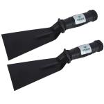 Utkarsh 3 Inch Khurpi for Gardening | Rust-Free Khurpi for Home Garden | Gardening Tool Khurpi for Soil Tilling, Digging in Garden | Gardening Tools Kit | Black, Metal | Pack of 2 Tools