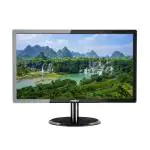 FRONTECH 20 Inch (49.53 cm) with 1366x768 Pixels LED Monitor|Refresh Rate 75 Hz|Built-in Dual 2W Speakers|Slim, Stylish Design & Wall Mountable|6.7M Colors|HDMI & VGA Ports (MON-0055, Black)|3 YEARS WARRANTY