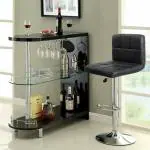 MBTC Cadbury Cafeteria Bar Stool Chair in Black
