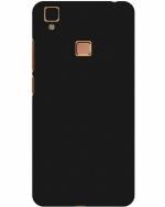 A ACCESSORIES KART Vivo V3 Black Silicon Candy Soft Back Cover