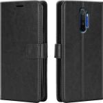 Tingtong Flip Cover Back Case for Realme X2 Pro | Leather Finish | Inbuilt Stand & Pockets | Wallet Style Flip Back Case Cover for Realme X2 Pro (Black)