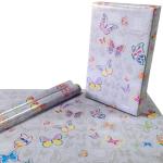 eVincE Butterfly Gift Wrapping Paper | Match the Butterfly activity party Fun filled Facts Pattern : Pack of 25 sheets : 70 x 50 cms