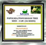 MGBN THE PATH FOR THE HEALTHIER LIFE WITH BEAUTY Parasapeepala, Thespesia Populnea, Poovarasan Tree Seed - 3 g (36 Seeds)