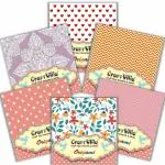 Smallneeds Pack of 6 Origami Printed Sheets for Kids Single-Sided Origami Printed Sheets Comes with 20 Sheets in Each Pack of Single Design, Multicolor