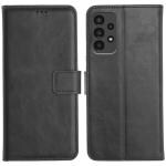 Orosky Samsung A13 Flip Cover Case | Hand Stitched | Shockpooof | Wallet Style Leather Flip Back Cover for Samsung Galaxy A13 (Black)