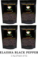 Elaisha Black Pepper Whole Kali Mirch, 1 Kg