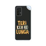 GADGETSWRAP Printed Vinyl Skin Sticker for Samsung Galaxy A23 - teri-keh-ke-lunga