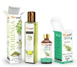 GO WOO Pack of 2 Tea Tree Essential Oil and Moringa Seed Carrier Oil - 100% Pure Natural