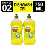Swift Plus Dishwash Gel 750ml (Pack of two)
