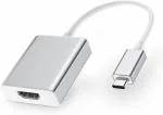 GR Deals USB C to HDMI Digital AV Adapter, Thunderbolt 3 to HDMI Adapter, for 2021-2016 Mac-Book Pro, New Mac Air/iPad/Surface, and More, Stable Driver Certified (KHM-4KHDMI, Sliver)