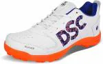 DSC Beamer Cricket Shoes | Fluro Orange/White | For Boys and Men | Light Weight | Durable | 6 UK, 7 US, 40 EU