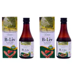 PURE VEDIC B-Liv Healthy Liver Tonic For Healthy Liver & Digestive Support Ayurvedic Liver Syrup (Pack of 2)