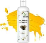 Organim Care Products Pure Castor Healthy Scalp Cold Pressed Hair Oil for Unisex 200 ml