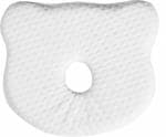 Fazista Newborn Baby Head Shaping Pillow, Prevent Flat Head Syndrome, Plagiocephaly Memory Foam Abstract Baby Pillow Pack of 1 (White)