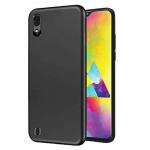 LazyLion Samsung Galaxy M10 Candy Black Silicone Shockproof Phone Case with Soft Anti-Scratch Microfiber Lining (Pack of 2)
