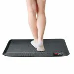 Duro Comfort- Just Relax Anti Fatigue Non Slip Floor Mat for Kitchen, Home, Office, Standing Desk, Bathroom - 1.9 cm Thick Foam Cushion Soft Doormat Standing Mat for Foot Leg Knee Back Pain 38x61 cm Grey