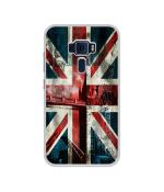 Casotec London Flag wallpaper Design Printed Silicon Soft TPU Back Case Cover for Asus Zenfone 3 ZE520KL