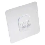 Mintblues  Household Self Adhesive Wall Hooks, Punch-Free Wall-Mounted Hook, Seamless Transparent No Nails Drill Waterproof Hooks for Bathroom, Kitchen, Home  Pack of 20