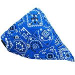 Sage Square Bandana Collar Cat Pet Adjustable Neck Scarf Neckerchief (Black)