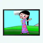 NOKKES Chota Bheem Kaliya Dholu Bholu Chutki Raju Jaggu 5X7 Photo Frame_AQD1_5