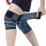 YOGPRO KNEE WRAP Heavy Duty Elastic, Compression Knee Support Straps for Squates, Powerlifting, and Gym Workout (PACK OF 2 PCS)