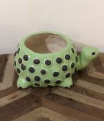 Master Piece Crafts Light Green Ceramic Turtle Shape Home Decor Planter, Planter Tortoise Flower Pot for Home Decor /Office/Resturant/Indoor /Outdoor/Best Gifting