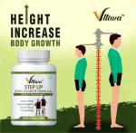 VLTAVA Step Up Body Growth Formula Height Improvement Herbal Capsules 100% Ayurvedic (60 Capsule)